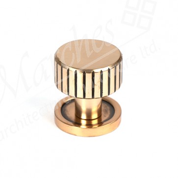 25mm Judd Cabinet Knob (Plain) - Polished Bronze