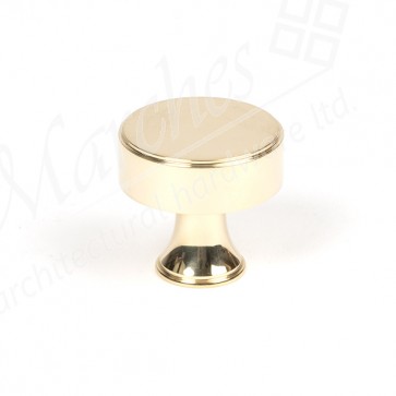 32mm Scully Cabinet Knob - Polished Brass