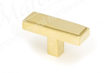 Scully T-Bar - Polished Brass