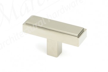 Scully T-Bar - Polished Nickel