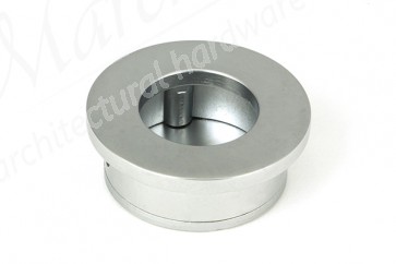 34mm Round Finger Edge Pull - Satin Chrome