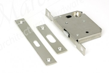 50mm Sliding Door Lock - Polished Nickel