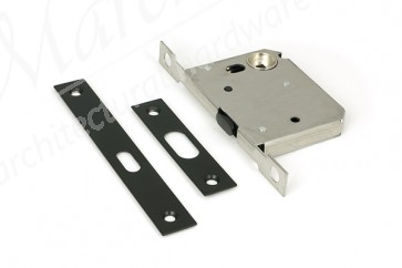 50mm Sliding Door Lock - Matt Black