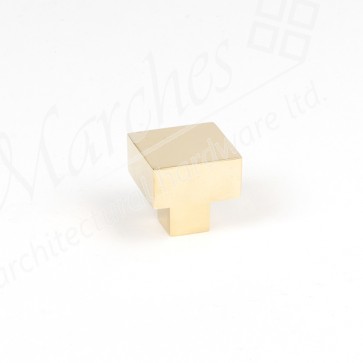 25mm Albers Cabinet Knob - Polished Brass