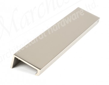 200mm Plain Edge Pull - Polished Nickel