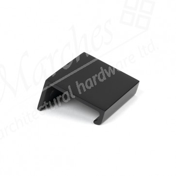 50mm Plain Edge Pull - Matt Black