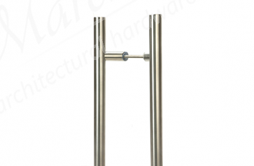 1.8m Offset T Bar Handle B2B 32mm Ã˜ - Satin SS (316)