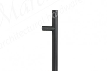 0.6m Offset T Bar Handle Secret Fix 32mm Ø - Matt Black (316)