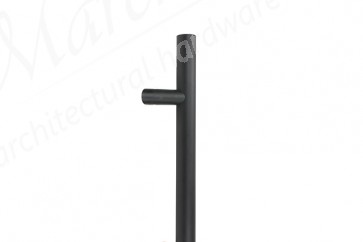 1.2m Offset T Bar Handle Secret Fix 32mm Ø - Matt Black (316)