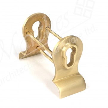50mm Euro Door Pull (Back to Back fixings) - Satin Brass