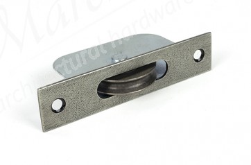 Square Ended Sash Pulley 75kg - Pewter Patina
