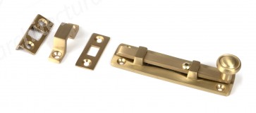 4" Universal Bolt - Satin Brass