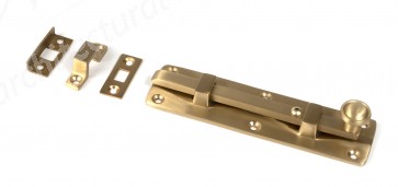 6" Universal Bolt - Satin Brass