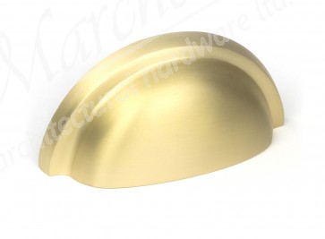 Regency Concealed Drawer Pull - Satin Brass