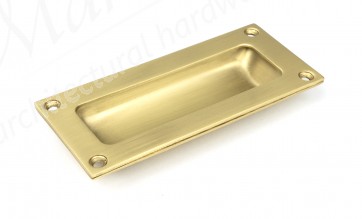Flush Handle - Satin Brass