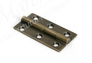 2" Butt Hinge (pair) - Burnished Brass