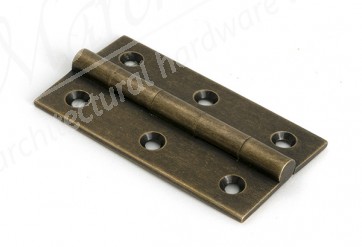 2.5" Butt Hinge (pair) - Burnished Brass