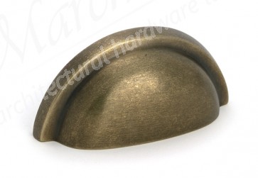 Regency Concealed Drawer Pull - Burnished Brass