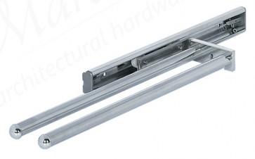 Towel Rail 2 Rail Silver Anodized