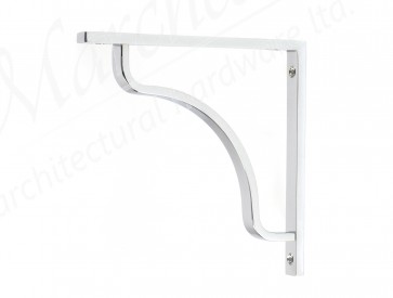 Abingdon Shelf Bracket (150mm x 150mm) - Polished Chrome