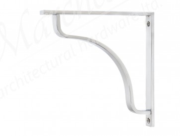 Abingdon Shelf Bracket (200mm x 200mm) - Polished Chrome