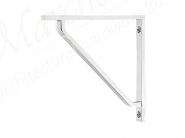 Barton Shelf Bracket (150mm x 150mm) - Polished Chrome