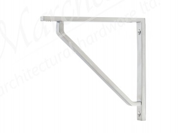 Barton Shelf Bracket (150mm x 150mm) - Satin Chrome