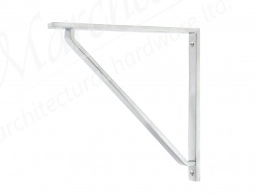 Barton Shelf Bracket (200mm x 200mm) - Satin Chrome