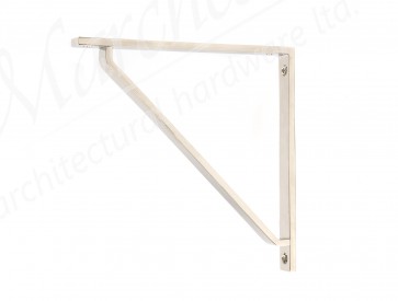 Barton Shelf Bracket (200mm x 200mm) - Polished Nickel