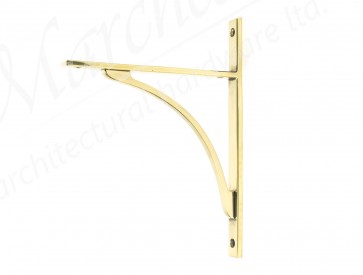 Apperley Shelf Bracket (260mm x 200mm) - Aged Brass