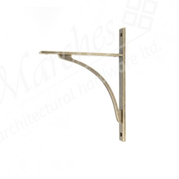 Apperley Shelf Bracket (260mm x 200mm) - Burnished Brass