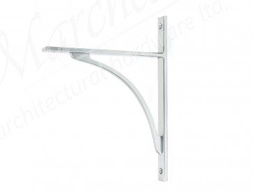 Apperley Shelf Bracket (260mm x 200mm) - Satin Chrome