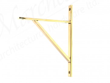 Chalfont Shelf Bracket (260mm x 200mm) - Aged Brass