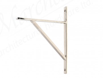 Chalfont Shelf Bracket (260mm x 200mm) - Polished Nickel