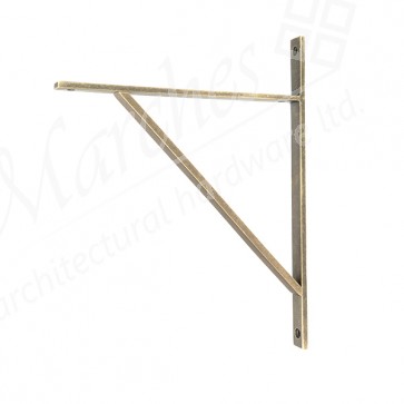 Chalfont Shelf Bracket (314mm x 250mm) - Burnished Brass