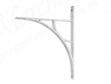 Tyne Shelf Bracket (314mm x 250mm) - Satin Chrome