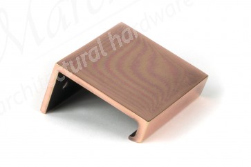 50mm Plain Edge Pull - Polished Bronze