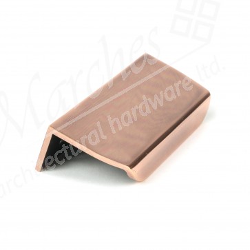100mm Moore Edge Pull - Polished Bronze