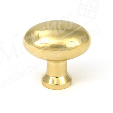 Moore Cabinet Knob - 38mm - Polished Brass