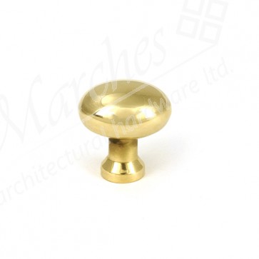Moore Cabinet Knob - 25mm - Aged Brass
