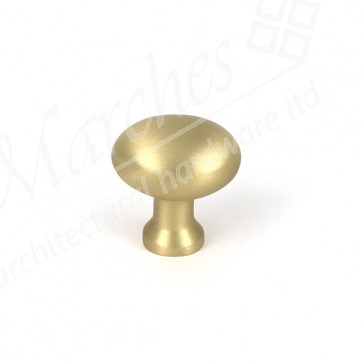 Moore Cabinet Knob - 25mm - Satin Brass