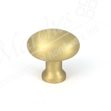 Moore Cabinet Knob - 32mm - Satin Brass