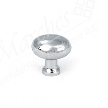 Moore Cabinet Knob - 25mm - Polished Chrome