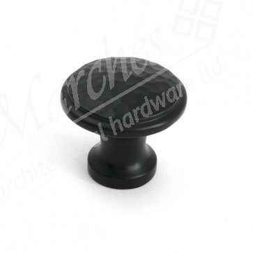 Hammered Cabinet Knob - Medium - Aged Bronze