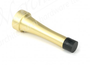 Projection Door Stop - Satin Brass