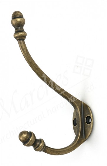 Hat & Coat Hook - Burnished Brass