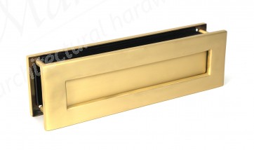 Traditional Letterbox - Satin Brass