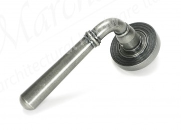 Newbury Lever on Rose Set (Beehive) - Unsprung - Pewter