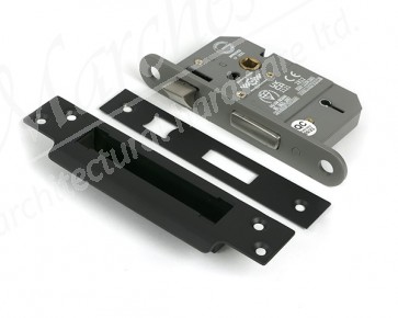 2½" 5 Lever BS Sash Lock - Aged Bronze