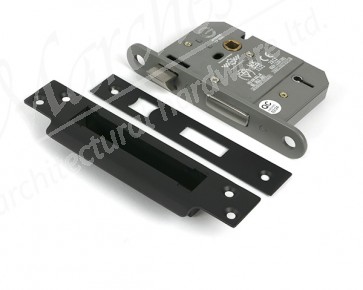 3" 5 Lever BS Sash Lock KA - Aged Bronze